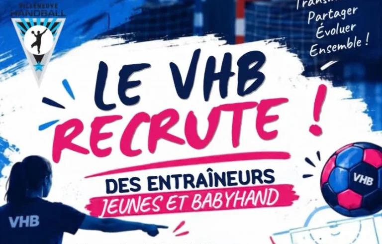 Le VHB recrute un entraîneur pour ses jeunes et son BabyHand